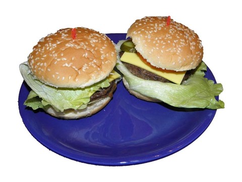 美味的漢堡