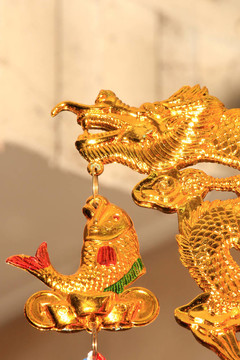 曼谷，1月23日：唐人街中國新年2012金龍；曼谷；泰國