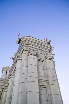 經(jīng)典柱；柱；建筑；建筑；屋頂