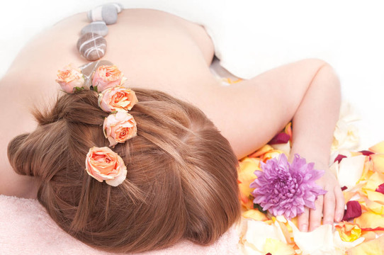女子水療按摩