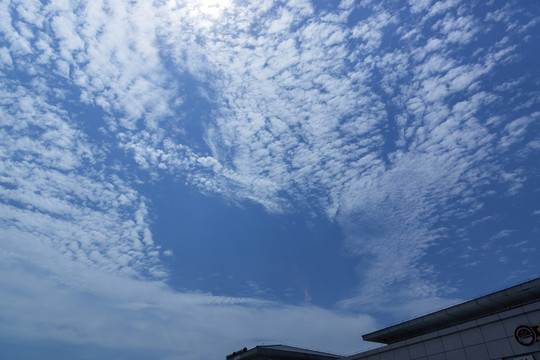 藍(lán)天白云天空背景