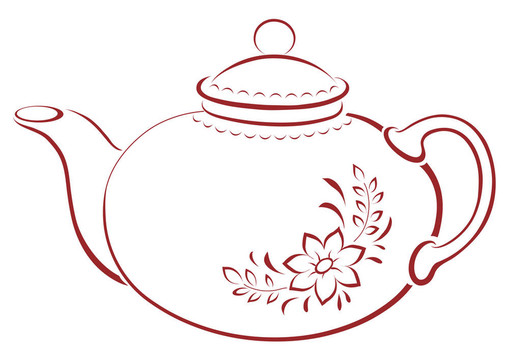 茶壺圖案；圖案