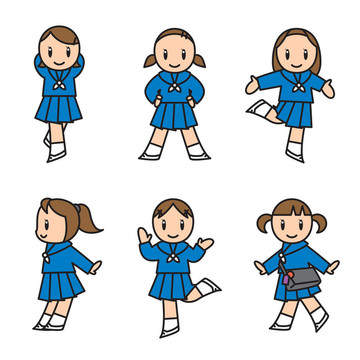 女孩插畫集