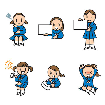 女孩插畫集
