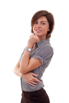 體貼的女商人