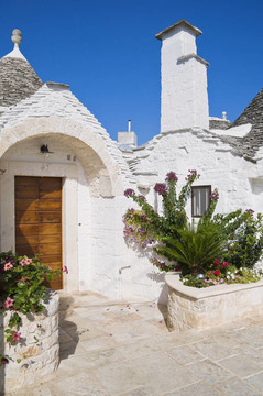 Trullo。阿爾貝羅貝洛。Apulia。