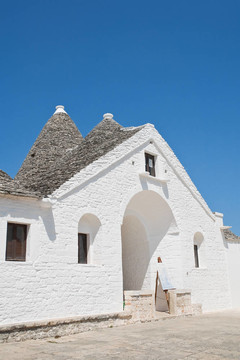 主權Trullo。阿爾貝羅貝洛。Apulia。