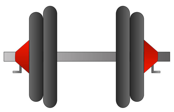 兩重量啞鈴或權(quán)重集
