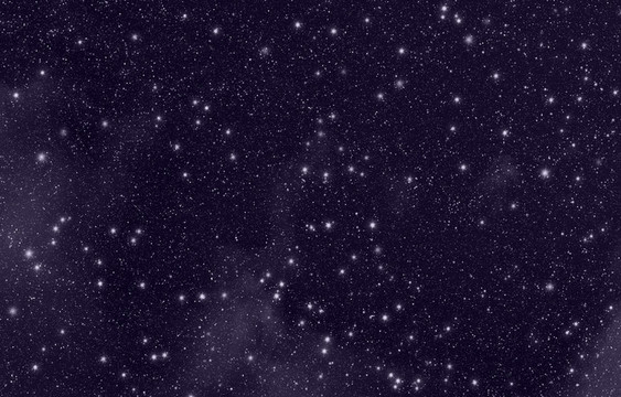 星星在天空
