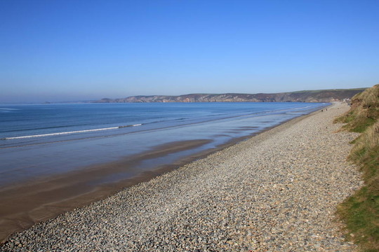 newgale海灘；Pembrokeshire