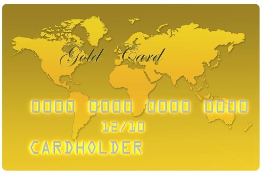 金的銀行卡
