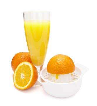橙汁制備水果食品飲食健康飲食