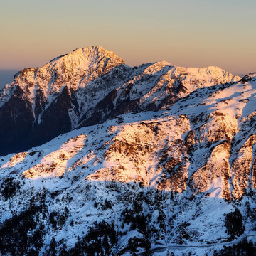 雪山山水