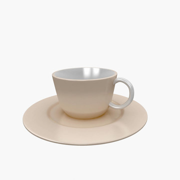 3d空咖啡杯