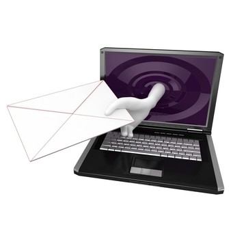 3D人郵件信封