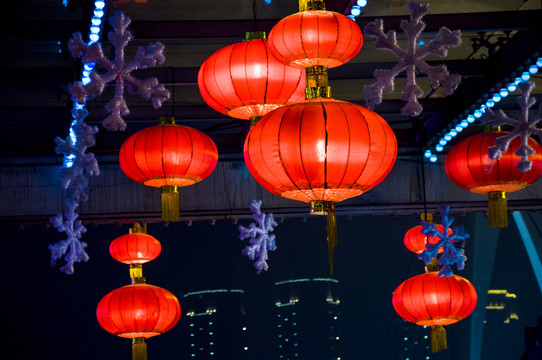 春節(jié)氣氛