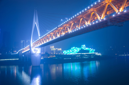 千廝門大橋夜景