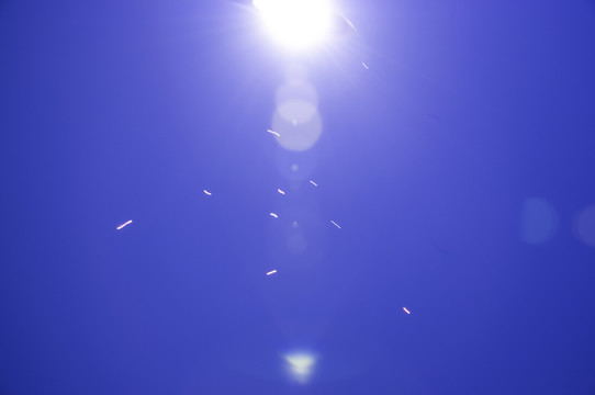 燈光下