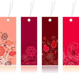 四紅購物花標簽任何季節(jié)
