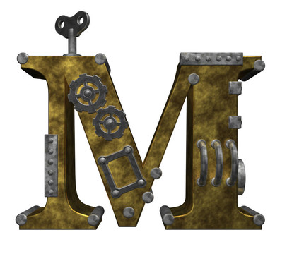 蒸汽朋克字母M