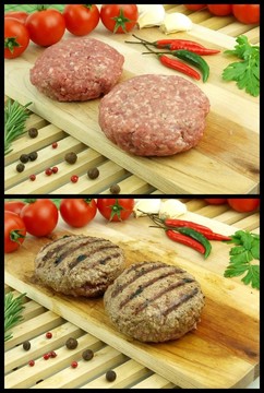 新鮮的肉