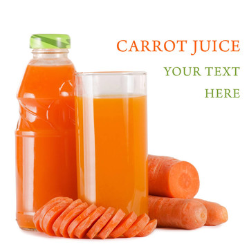 玻璃與carrot juice