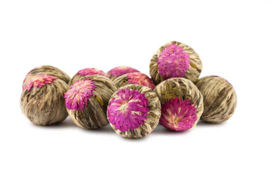 芳香花綠色中國茶