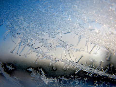 冬窗雪紋