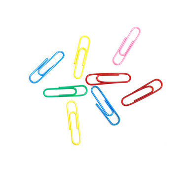 白色背景的辦公工具