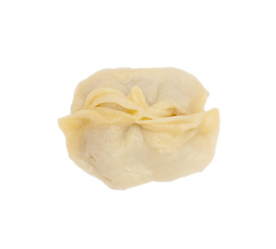 俄羅斯的傳統(tǒng)食品曼塔白色隔離