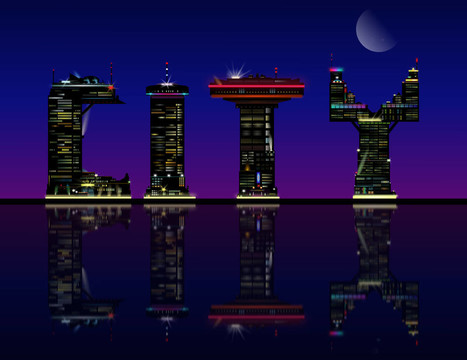 城市的概念。