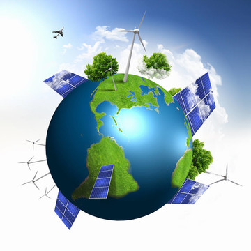太陽能電池地球