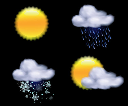 天氣圖標