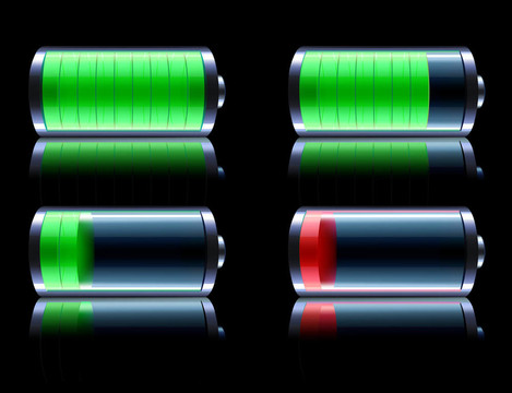 光澤電池級指標(biāo)圖標(biāo)
