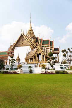 Phra tinang圍裙phimok寺亭在宏偉的宮殿