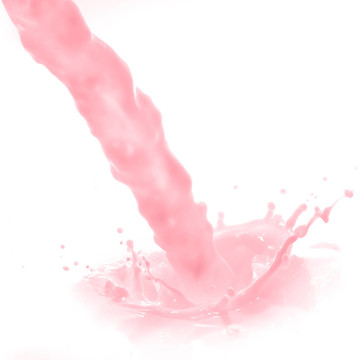 草莓牛奶飛濺