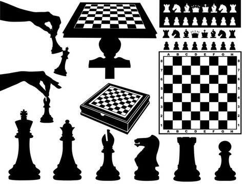 棋子插圖
