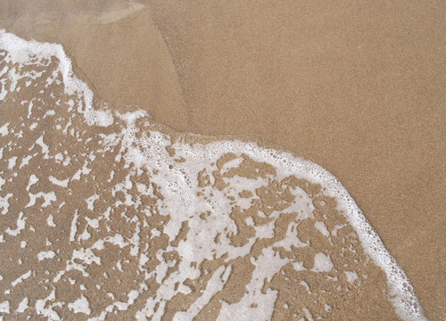 沙灘沙浪