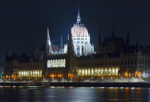 布達佩斯議會夜景