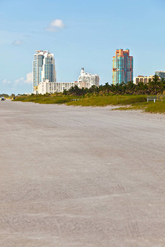 在南邁阿密的白色沙灘beachlife