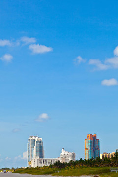 在南邁阿密的白色沙灘beachlife