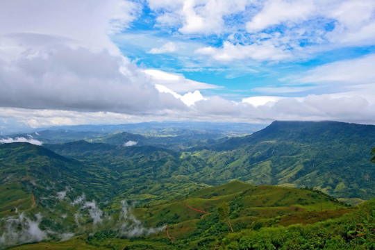 在富thub伯格泰國山霧