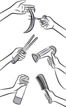 美容美發(fā)店。