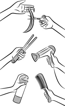 美容美發(fā)店。