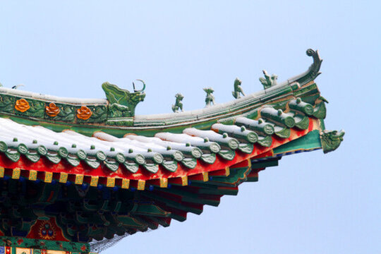 寺廟 建筑 飛檐