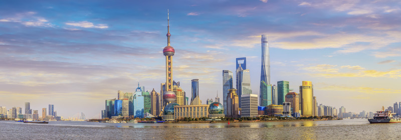 上海外灘陸家嘴全景