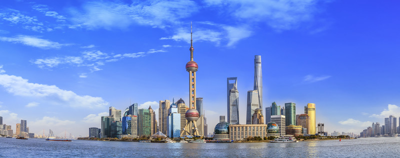 上海外灘陸家嘴全景