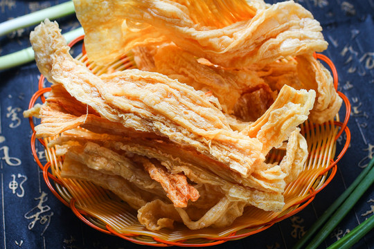 炸腐竹