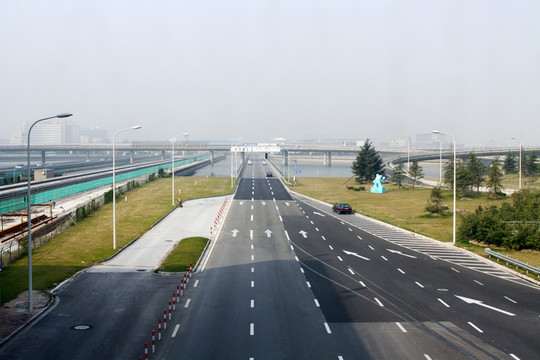 上海浦東機場 機場道路