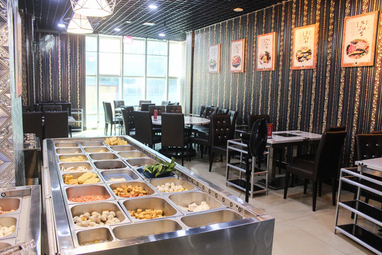 自助烤肉火鍋店